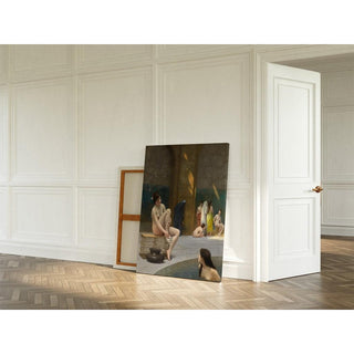 Femmes au Bain - Jean-Léon Gérôme | Reproduction Tableau Décoration murale affiche copie