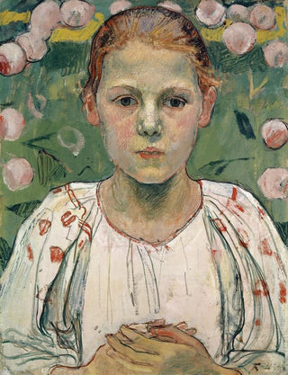 Ferdinand Hodler - Portrait Of Kthe Von Bach In The Garden.webp