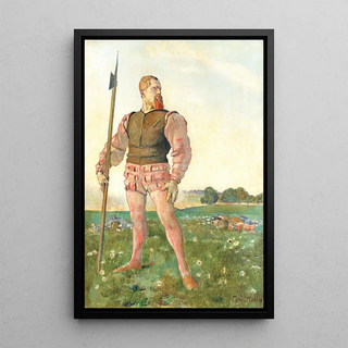 Ferdinand Hodler - The angry warrior.webp