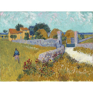 Ferme en Provence - Vincent van Gogh | Reproduction Tableau Décoration murale affiche copie