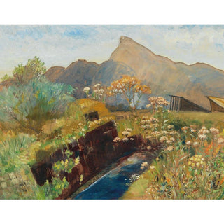 Fin de l'été sur la lande de Salzbourg près d'Untersberg - Marie Egner | Reproduction Tableau Décoration murale affiche copie