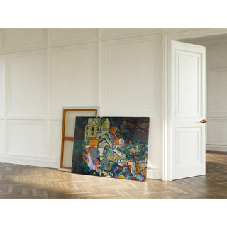 Fin de la ville ou esquisses de portrait de Heinrich Benesch - Egon Schiele | Reproduction Tableau Décoration murale affiche copie