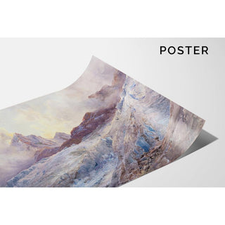 Finsteraarhorn - Edward Theodore Compton | Reproduction Tableau Décoration murale affiche copie