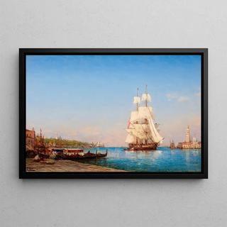 Flix Ziem - Venice a Sailing Ship.webp