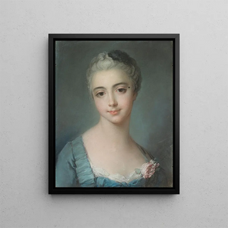 Follower Of Franois Boucher - Portrait Of A Young Lady.webp
