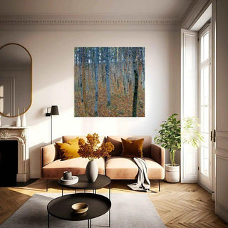 Forêt de hêtres - Gustav Klimt | Reproduction Tableau Décoration murale affiche copie