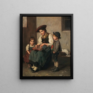 Franz von Defregger - Die Zitherspielerin.webp