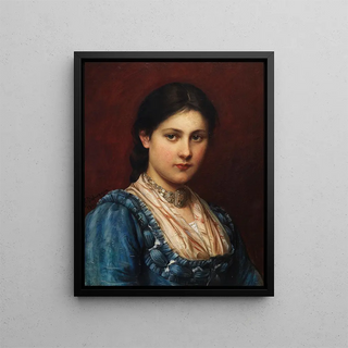 Franz von Defregger - Mdchen im Dirndl.webp