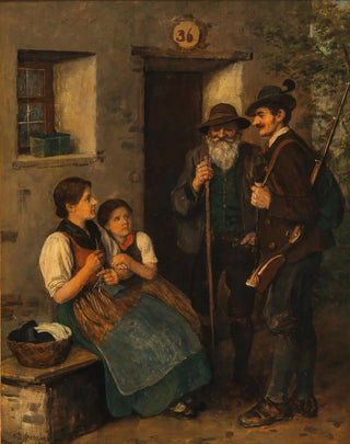 Franz von Defregger - The Hunters Farewell.webp