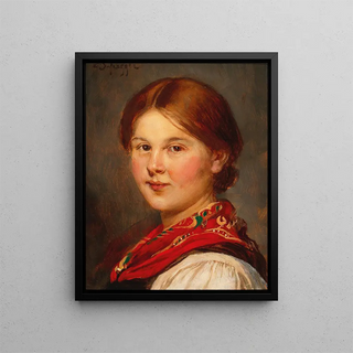 Franz von Defregger - Tyrolean Girl.webp