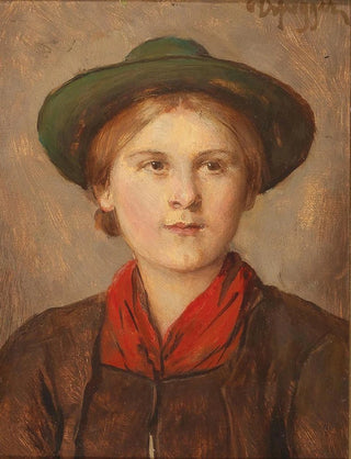 Franz von Defregger - Young Girl.webp