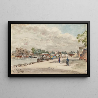 Frdric Houbron - Travaux de construction du pont Alexandre III cour de la Reine vus du quai dOrsay.webp