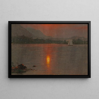 Frederic Edwin Church - Lake Millinocket sunset.webp