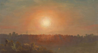 Frederic Edwin Church - Landscape at sunset.webp