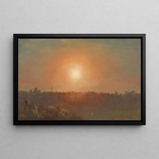 Frederic Edwin Church - Landscape at sunset.webp