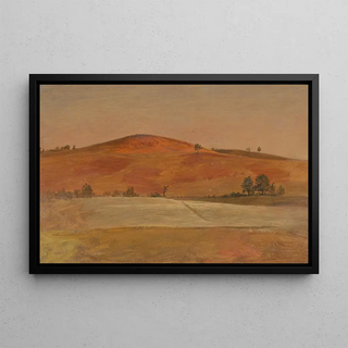 Frederic Edwin Church - Landscape with Low Hill and Fields.webp