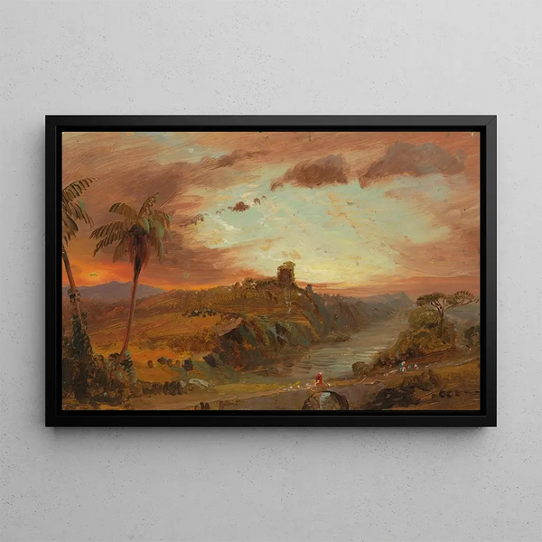 Frederic Edwin Church — kehystetty taideteos seinällä