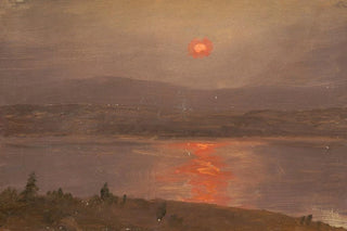 Frederic Edwin Church - View Across the Hudson at Sunset.webp