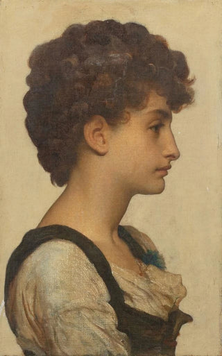 Frederic Leighton - Head of a Girl.webp