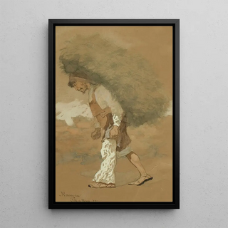 Frederic Remington - Carrying Fodder.webp