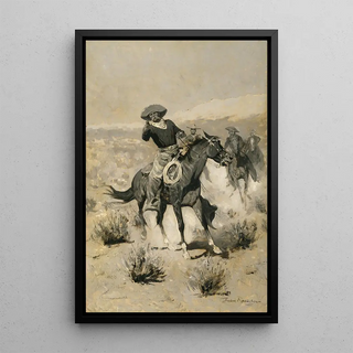 Frederic Remington - Days on the Range Hands Up.webp