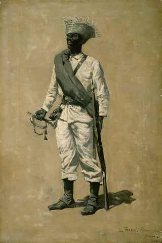 Frederic Remington - One of Gomez Men.webp