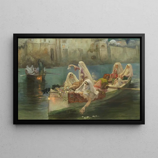 Frederick Arthur Bridgman - Return from the festival Algiers.webp