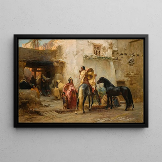 Frederick Arthur Bridgman - Street in Algeria.webp