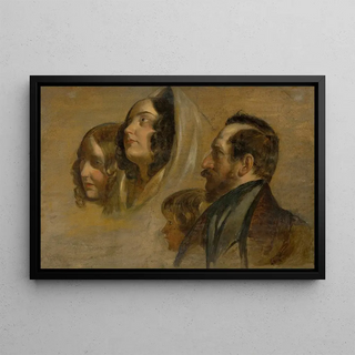 Friedrich von Amerling - Count Majlth with Family.webp