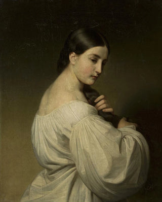 Friedrich von Amerling - Portrait of a young woman.webp