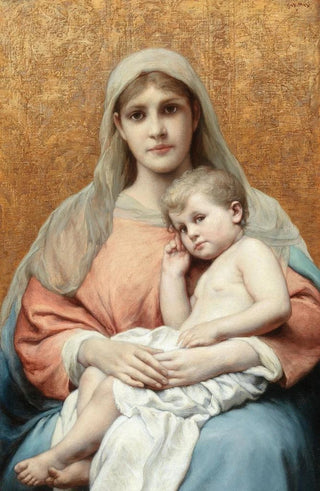 Gabriel von Max - Madonna and Child.webp