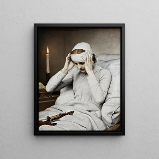 Gabriel von Max - The Ecstatic Virgin Anna Katharina Emmerich.webp