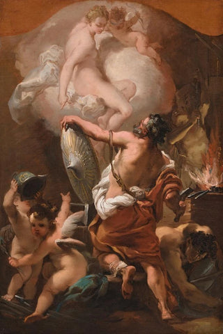 Gaetano Gandolfi - Venus Ordering Armor for Aeneas at Vulcans Forge.webp