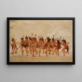George Catlin - Beggars Dance Mouth of Teton River.webp