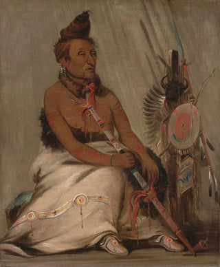 George Catlin - EhTohkPahShePeShah Black Moccasin Aged Chief.webp