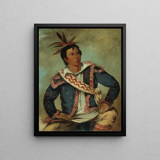 George Catlin - HTchooTcKnee Snapping Turtle a HalfBreed.webp