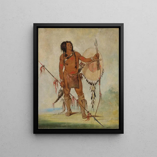 George Catlin - HisOoSnChees Little Spaniard a Warrior.webp