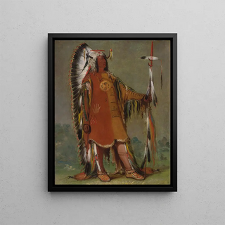 George Catlin - MhToThPa Four Bears Second Chief In Full Dress.webp
