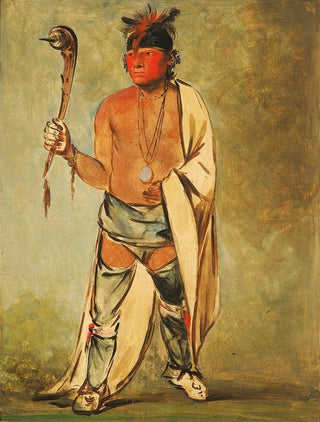 George Catlin - NaughHighHeeKaw He Who Moistens The Wood.webp