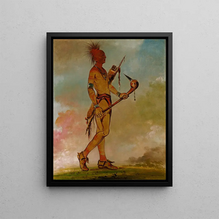 George Catlin - ShinGaWsSa Handsome Bird.webp