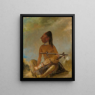 George Catlin - Woman And Child Showing How The Heads of Children Are Flattened.webp