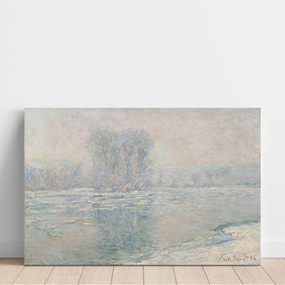 Glaçons, Effet Blanc - Claude Monet | Reproduction Tableau Décoration murale affiche copie