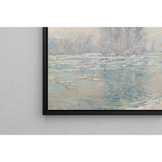Glaçons, Effet Blanc - Claude Monet | Reproduction Tableau Décoration murale affiche copie