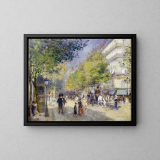 Grands Boulevards - Pierre-Auguste Renoir | Reproduction Tableau Décoration murale affiche copie