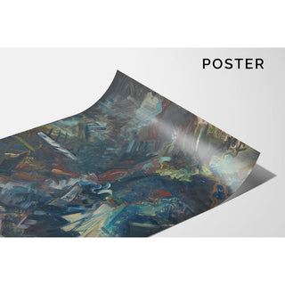 Groupe d'hommes dans les bois - Arnold Peter Weisz-Kubínčan | Reproduction Tableau Décoration murale affiche copie