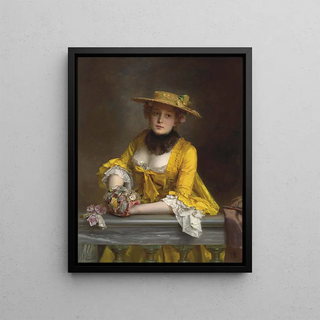 Gustave Jean Jacquet - The Yellow Dress.webp