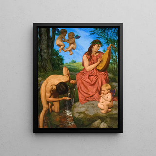 Hans Thoma - Die Quelle The Spring.webp