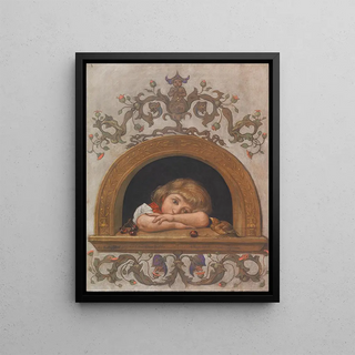 Hans Thoma - Ella am halbrunden Fenster.webp