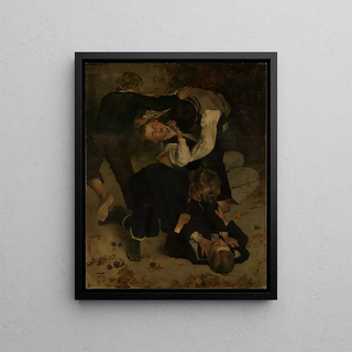 Hans Thoma - Raufende Buben.webp