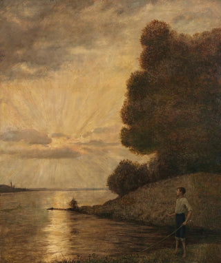 Hans Thoma - Sonnenuntergang am Oberrhein.webp